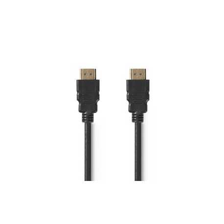 Ultra High Speed ​​HDMI™-Kabel | HDMI™ Connector | HDMI™ Connector | 8K@60Hz | 48 Gbps | 1.00 m | Rond | 6.0 mm | Zwart | Polyba
