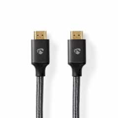 High Speed ​​HDMI™-Kabel met Ethernet | HDMI™ Connector | HDMI™ Connector | 4K@30Hz | ARC | 18 Gbps | 10.00 m | Rond | Katoen | 