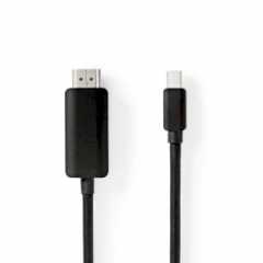 Mini DisplayPort-Kabel | DisplayPort 1.4 | Mini-DisplayPort Male | HDMI™ Connector | 48 Gbps | Vernikkeld | 2.00 m | Rond | PVC 
