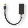 Mini DisplayPort-Kabel | DisplayPort 1.4 | Mini-DisplayPort Male | HDMI™ Output | 48 Gbps | Verguld | 0.20 m | Rond | PVC | Antr