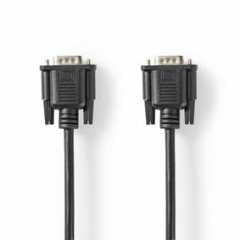 VGA-Kabel | VGA Male | VGA Male | Vernikkeld | Maximale resolutie: 1024x768 | 2.00 m | Rond | ABS | Zwart | Label