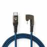 USB-Kabel | USB 2.0 | Apple Lightning 8-Pins | USB-C™ Male | 60 W | 480 Mbps | Vernikkeld | 1.00 m | Rond | Gevlochten / Nylon |