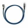 USB-Kabel | USB 2.0 | Apple Lightning 8-Pins | USB-C™ Male | 60 W | 480 Mbps | Vernikkeld | 2.00 m | Rond | Gevlochten / Nylon |