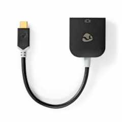 USB-C™ Adapter | USB 3.2 Gen 1 | USB-C™ Male | VGA Female 15p | 1920x1200 | 0.20 m | Rond | Verguld | PVC | Antraciet | Window B