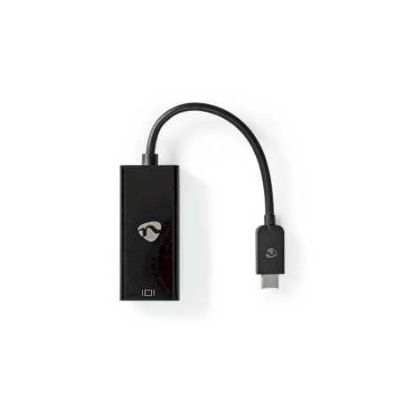 USB-C™ Adapter | USB 3.2 Gen 1 | USB-C™ Male | Mini DisplayPort Female | 8K@60Hz | 0.20 m | Rond | Vernikkeld | PVC | Zwart | Po