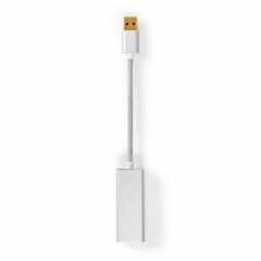 USB-netwerkadapter | USB 3.2 Gen 1 | 1 Gbps | USB-A Male | RJ45 Female | 0.20 m | Rond | Verguld | Koper | Zilver | Cover Window