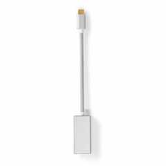 USB-C™ Adapter | USB 3.2 Gen 1 | USB-C™ Male | Mini DisplayPort Female | 0.20 m | Rond | Verguld | Gevlochten / Nylon | Zilver |