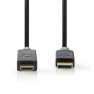 DisplayPort-Kabel | DisplayPort Male | HDMI™ Connector | 4K@30Hz | Verguld | 3.00 m | Rond | PVC | Antraciet | Doos