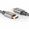 Ultra High Speed ​​HDMI™-Kabel | HDMI™ Connector | HDMI™ Connector | 8K@60Hz | 48 Gbps | 3.00 m | Rond | 6.7 mm | Gun Metal Grij