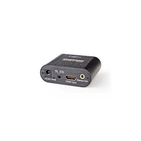 HDMI™-Converter | HDMI™ Input | Scart Female | 1-weg | 480i | 18 Gbps | Metaal | Antraciet