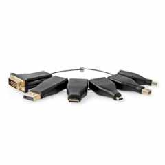 HDMI™-Adapter | DisplayPort Male / DVI-D 24+1-Pins Male / HDMI™ Micro-Connector / HDMI™ Mini-Connector / Mini-DisplayPort Male /
