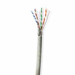 Netwerk Kabel Rol | CAT6 | Solid | S/FTP | CCA | 305.0 m | Binnenshuis | Rond | PVC | Grijs | Trekdoos