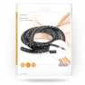 Kabelmanagement | Spiraalvormige sleeve | 1 Stuks | Maximale kabeldikte: 16 mm | PE | Zwart