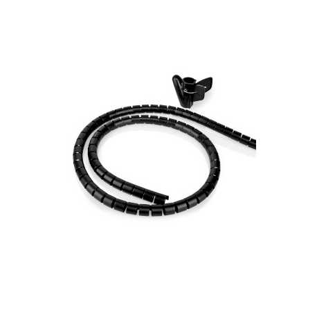 Kabelmanagement | Spiraalvormige sleeve | 1 Stuks | Maximale kabeldikte: 22 mm | PE | Zwart