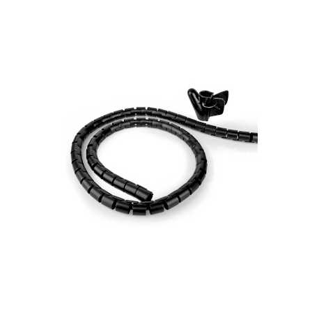 Kabelmanagement | Spiraalvormige sleeve | 1 Stuks | Maximale kabeldikte: 28 mm | PE | Zwart