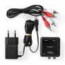Digitale Audioconverter | 1-weg | Input: HDMI™ Input | Output: 2x (2x RCA Female) / 3.5 mm | Automatisch | Antraciet