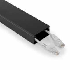 Kabelmanagement | Buis | 1 Stuks | Maximale kabeldikte: 25 mm | Aluminium | Zwart
