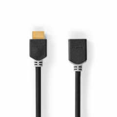 High Speed ​​HDMI™-Kabel met Ethernet | HDMI™ Connector | HDMI™ Output | 4K@60Hz | ARC | 18 Gbps | 1.00 m | Rond | PVC | Antraci