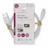Lightning Kabel | USB 2.0 | Apple Lightning 8-Pins | USB-A Male | 480 Mbps | Vernikkeld | 1.00 m | Rond | PVC | Wit | Label