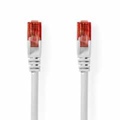 CAT6 Netwerkkabel | RJ45 Male | RJ45 Male | U/UTP | 10.0 m | Rond | PVC | Wit | Label