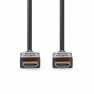High Speed ​​HDMI™-Kabel met Ethernet | HDMI™ Connector | HDMI™ Connector | 4K@30Hz | ARC | 10.2 Gbps | 1.00 m | Rond | PVC | Zw