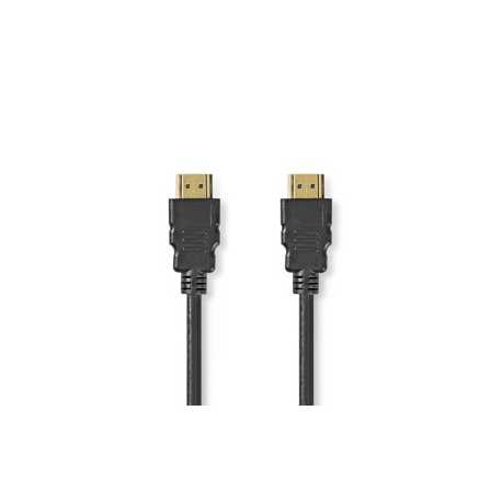 Premium High Speed ​​HDMI™-Kabel met Ethernet | HDMI™ Connector | HDMI™ Connector | 4K@60Hz | 18 Gbps | 1.50 m | Rond | PVC | Zw