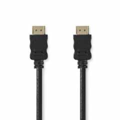 High Speed ​​HDMI™-Kabel met Ethernet | HDMI™ Connector | HDMI™ Connector | 4K@30Hz | ARC | 10.2 Gbps | 25.0 m | Rond | PVC | Zw