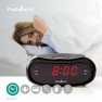 Digitale Wekkerradio | LED-Scherm | Tijdprojectie | AM / FM | Snoozefunctie | Slaaptimer | Aantal alarmen: 2 | Zwart