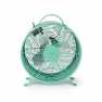 Tafelventilator | Netvoeding | Diameter: 250 mm | 20 W | 2 Snelheden | Turquoise