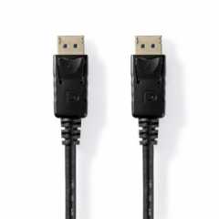 DisplayPort-Kabel | DisplayPort Male | DisplayPort Male | Vernikkeld | 2.00 m | Rond | PVC | Label