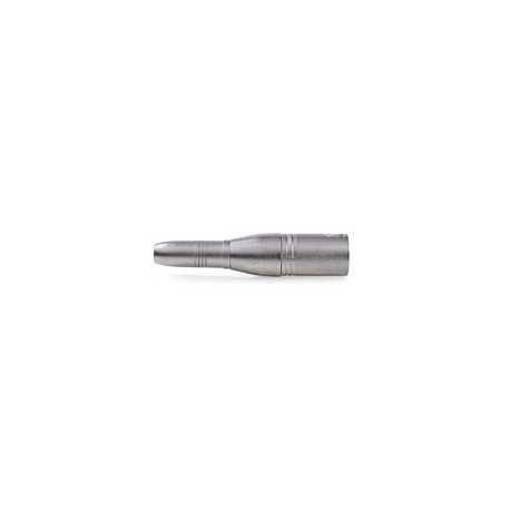 XLR-Adapter | XLR 3-Pins Male | 6,35 mm Female | Vernikkeld | Recht | Metaal | Zilver | 10 Stuks | Doos
