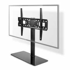 Vaste TV-Bureaustandaard | 32-65 " | Maximaal schermgewicht: 45 kg | Aanpasbare vooraf ingestelde hoogtes | Gehard Glas / Staal 