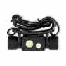 LED hoofdlamp | Batterij Gevoed / USB Gevoed | 3.7 V DC | Incl. batterij(en) | Oplaadbaar | Nominale lichtstroom: 1000 lm | Lich