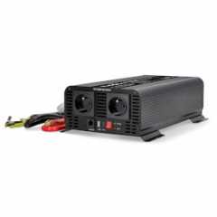 Inverter Pure Sinusgolf | Ingangsvoltage: 24 V DC | Apparaat stroomoutput: Type E (CEE 7/5) / USB-A / USB-C™ | 230 V AC 50 Hz | 
