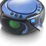 SCD-550BU Draagbare FM-radio CD/MP3/USB/Bluetooth-speler® met LED-verlichting Blauw