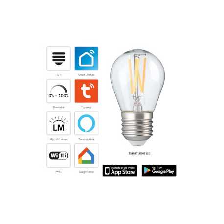 Slimme filament LED-lamp met Wi-Fi