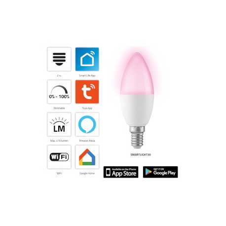 SMARTLIGHT30 Smart LED-kleurenlamp met Wi-Fi