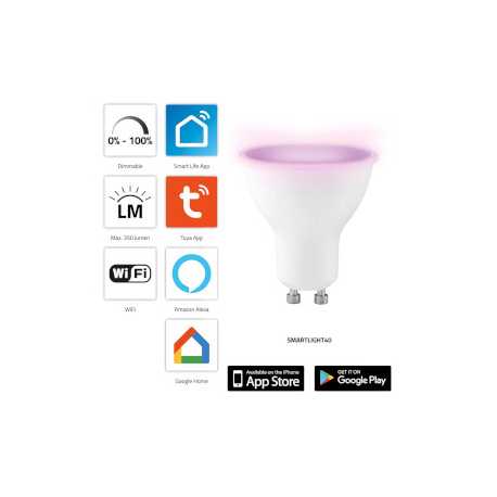 SMARTLIGHT40 Smart LED-kleurenlamp met Wi-Fi