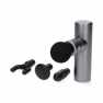 SmartLife Sportmassagepistool | Accu gevoed | Oplaadbaar | 5 Massage Modes | Bolvormige kop / Conische kop / Platte kop / Tasje 