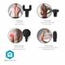 SmartLife Sportmassagepistool | Accu gevoed | Ingebouwde Lithium-Ion | Oplaadbaar | 5 Massage Modes | Bolvormige kop / Conische 
