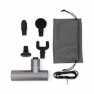 SmartLife Sportmassagepistool | Accu gevoed | Oplaadbaar | 5 Massage Modes | Bolvormige kop / Conische kop / Platte kop / Tasje 