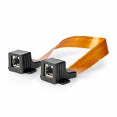 Nedis CAT5e Cable | UTP | RJ45 (8P8C) Female | RJ45 (8P8C) Female | 0.30 m | Flat | PVC | Orange | Box