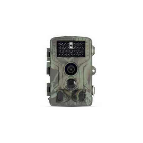 Wildcamera | 4K@10fps | 50 MPixel | 5 MPixel CMOS | IP65 | Zwart No-Glow IR | Nachtzicht | Kijkhoek: 60 ° | Bewegingssensor | De