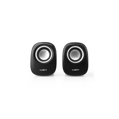 PC-Speaker | 2.0 | 12 W | 3,5 mm Male | USB Gevoed | Volumebediening