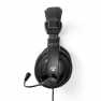 PC-Headset | Over-Ear | Stereo | 1x 3.5 mm / 2x 3.5 mm | Inklapbare Microfoon | Zwart