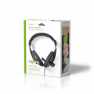 PC-Headset | Over-Ear | Stereo | 1x 3.5 mm / 2x 3.5 mm | Inklapbare Microfoon | Zwart