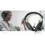 PC-Headset | Over-Ear | Stereo | 1x 3.5 mm / 2x 3.5 mm | Inklapbare Microfoon | Zwart