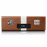 Koffer platenspeler met Bluetooth® oplaadbare batterij en luidspreker