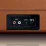 Koffer platenspeler met 2 ingebouwde speakers Bruin