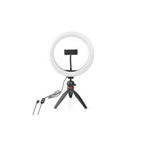 Ringlicht | 10 inch | 120 LED's | 2700 - 6700 K | Statief | Zwart